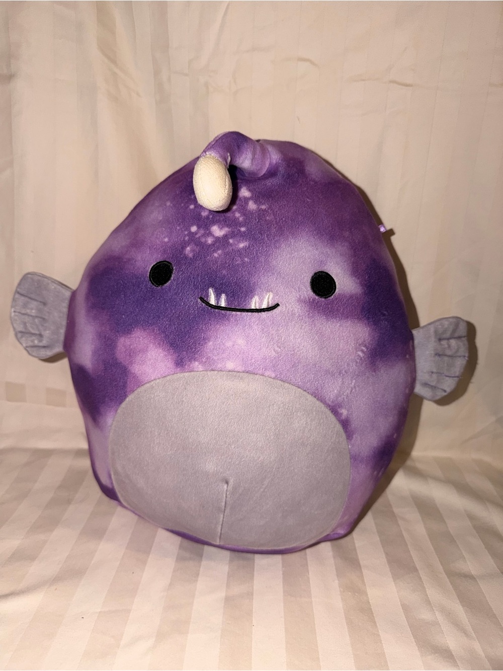 Official Squishmallows Easton the Anglerfish 11”/12” Plush Excellent Condition